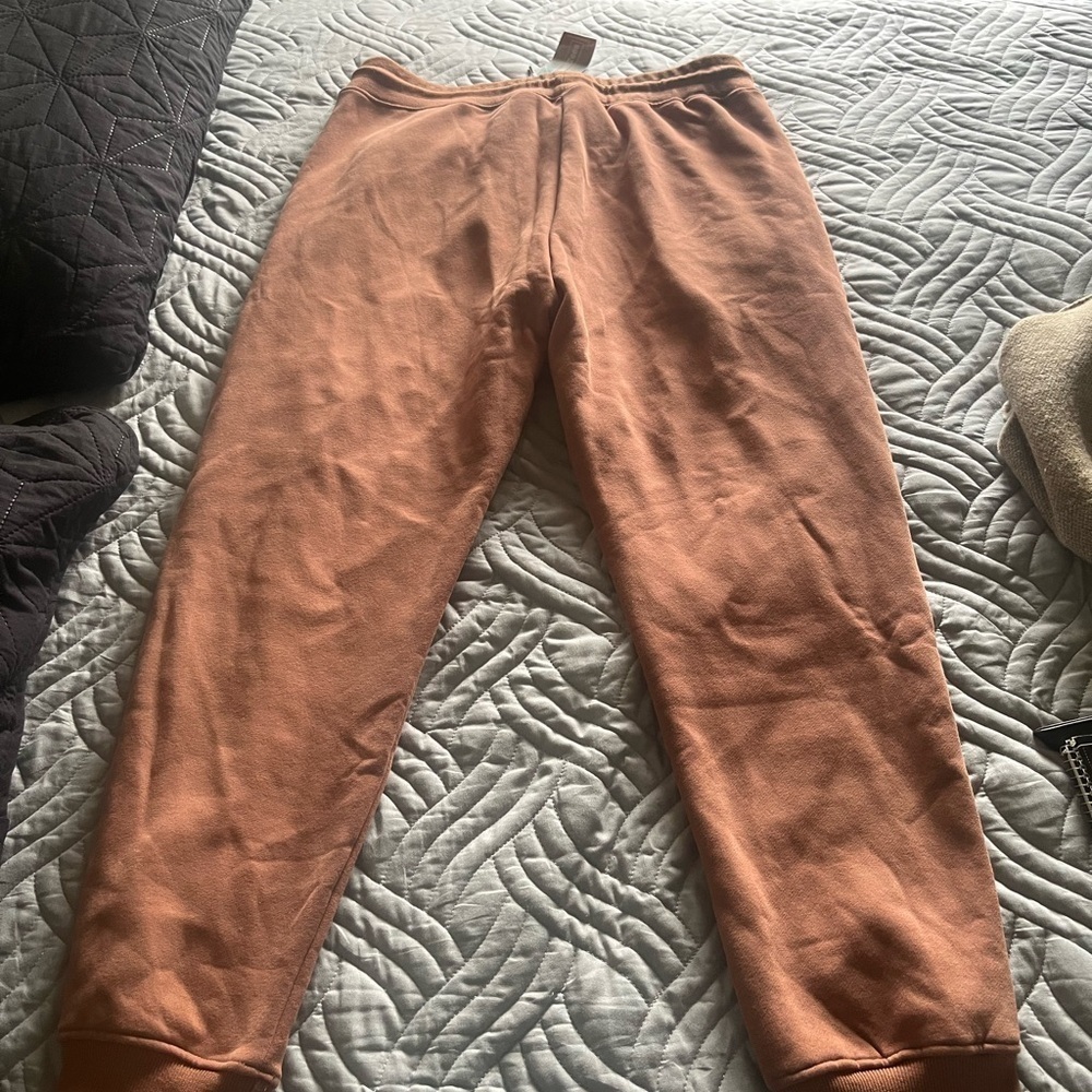 Rust Hoodie with White Graphic sweat suit - Picture 8 of 9